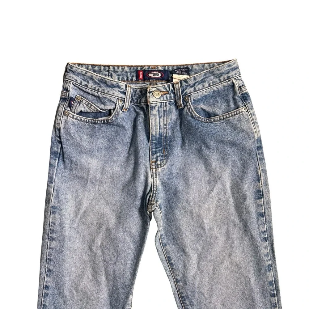 Vintage 90s Y2K Bongo Women's Mid Rise Denim Flare Blue Jeans Casual Trendy Sz 5